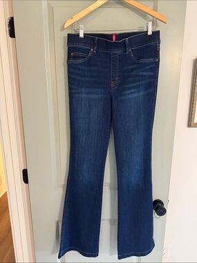 SPANX Dark Blue Wide Leg Jeans